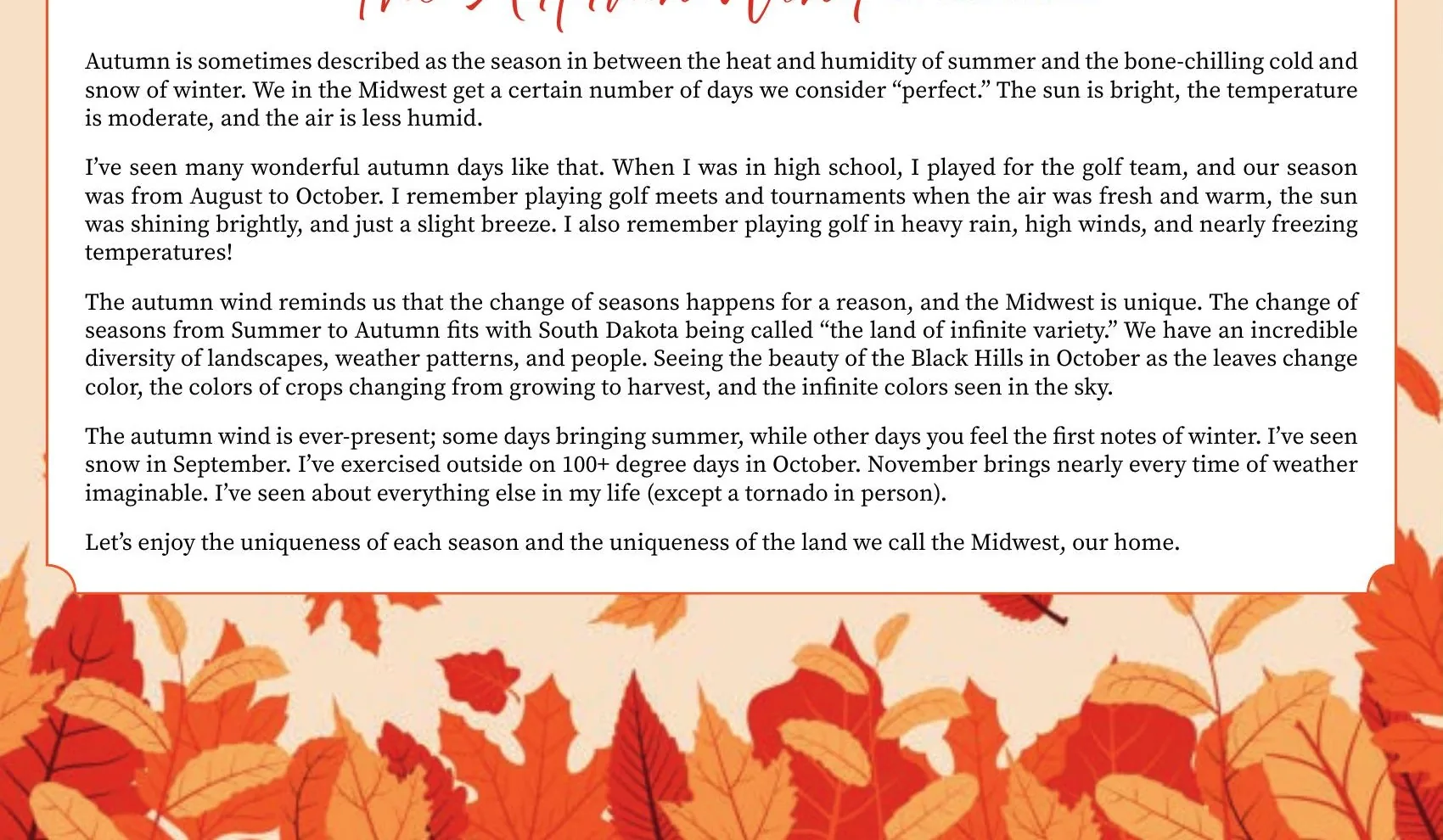 The Autumn Wind